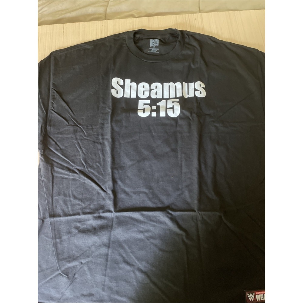 WWE Sheamus 5:15 I just brogue kicked your arse shirt 3X Black T-Shirt NOS 2015